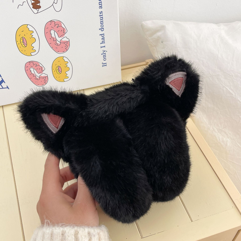 Šiltos žieminės ausinės moterims, su vilnos pamušalu, atsparios vėjui ir šalčiui, pliušinės ausų apsaugos, antifrizinės ausinės, šiltos ausinės studentams važinėjant dviračiu