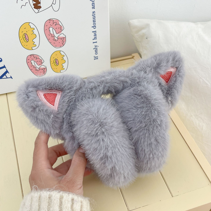 Šiltos žieminės ausinės moterims, su vilnos pamušalu, atsparios vėjui ir šalčiui, pliušinės ausų apsaugos, antifrizinės ausinės, šiltos ausinės studentams važinėjant dviračiu