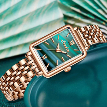 Διασυνοριακή αποκλειστικότητα για χονδρική πώληση νέου πολυτελούς συμπαγούς, εξαιρετικού στυλ casual, απλού γυναικείου ρολογιού χειρός με προσωπικότητα χαλαζία