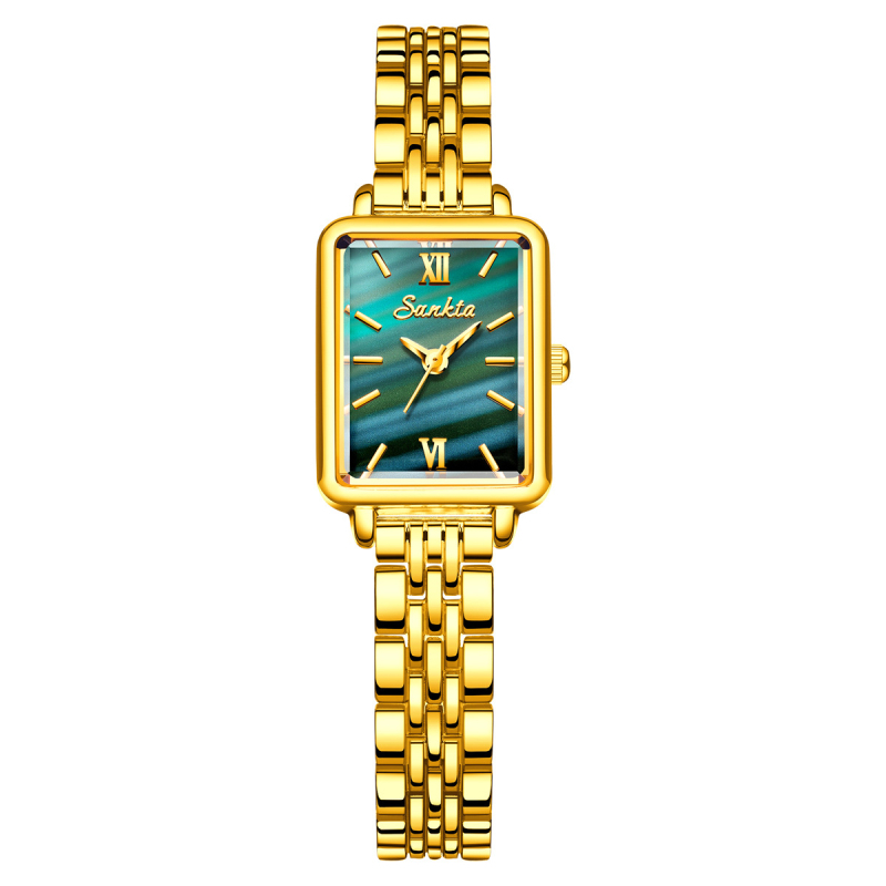 Išskirtinis tarpvalstybinis didmeninis naujas prabangus kompaktiškas išskirtinis madingas kasdienis paprastas moteriškas laikrodis su asmenybės kvarciniu rankiniu laikrodžiu