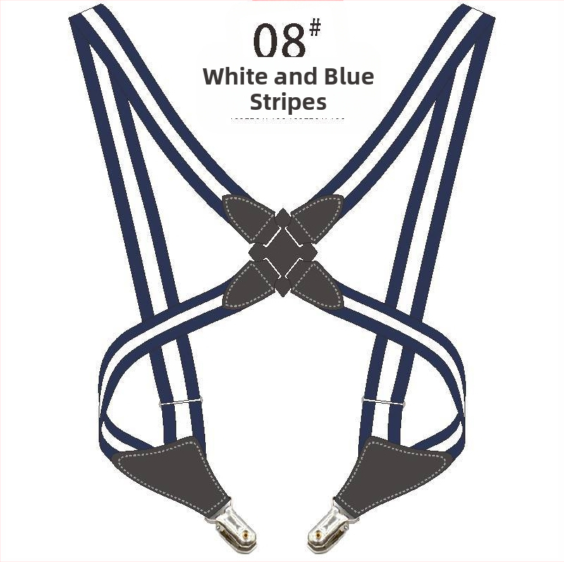 Sursă transfrontalieră Amazon, toc curea elastică, clemă laterală, clemă încrucișată, bretele pentru bărbați și femei pentru adulți