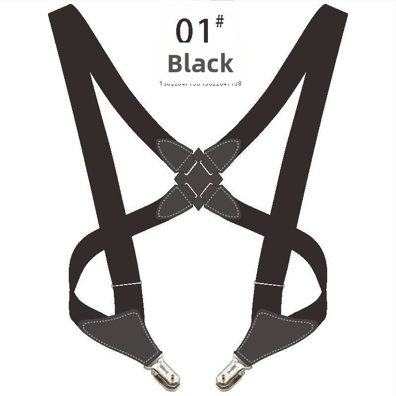 Sursă transfrontalieră Amazon, toc curea elastică, clemă laterală, clemă încrucișată, bretele pentru bărbați și femei pentru adulți