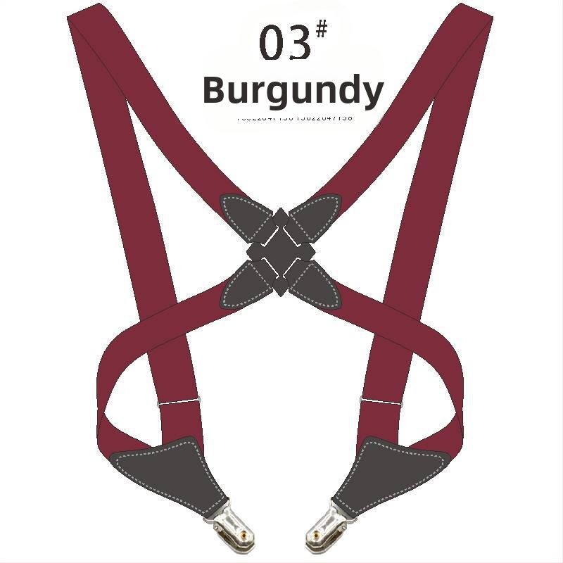 Sursă transfrontalieră Amazon, toc curea elastică, clemă laterală, clemă încrucișată, bretele pentru bărbați și femei pentru adulți