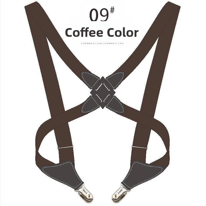 Sursă transfrontalieră Amazon, toc curea elastică, clemă laterală, clemă încrucișată, bretele pentru bărbați și femei pentru adulți