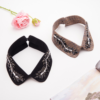 Aukštos kokybės rankų darbo išskirtinis netikras užsienio prekybos antkaklis, sunkus karoliukais puoštas, naujas universalus antkaklis, tiesiai iš gamintojo.