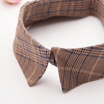 Υψηλής ποιότητας χειροποίητο, εξαιρετικό ψεύτικο κολάρο εξωτερικού εμπορίου, βαρύ, Houndstooth με χάντρες, νέο ευέλικτο κολάρο, απευθείας από τον κατασκευαστή