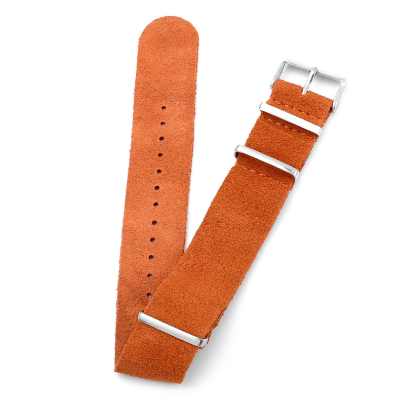 În stoc curea din piele de vacă catifelată, piele naturală, curea lungă 18 20 22 24 mm, curea din piele întoarsă