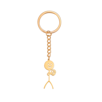 Μικρό δώρο χονδρικής διασκέδασης εξατομικευμένων κινούμενων σχεδίων γκράφιτι βόλεϊ παιδιών μενταγιόν ζευγάρι μενταγιόν από ανοξείδωτο ατσάλι μπρελόκ