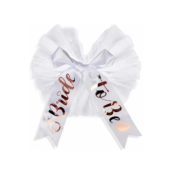 Nuotakos bikini šydas, sijonas su sijonu, bernvakaris, nuotakos pamergės reikmenys vakarėliui baseine