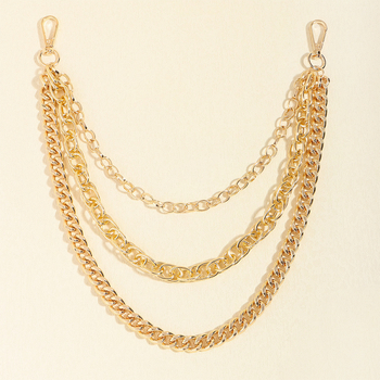 Αλυσίδα παντελονιού Cool Drag Fried Street, Αλυσίδα πολλαπλών στρώσεων, Μεταλλική, Υψηλής ποιότητας πανκ, στυλ αγοριού, ασορτί τζιν, Μοντέρνα, όλα τα ταιριαστά