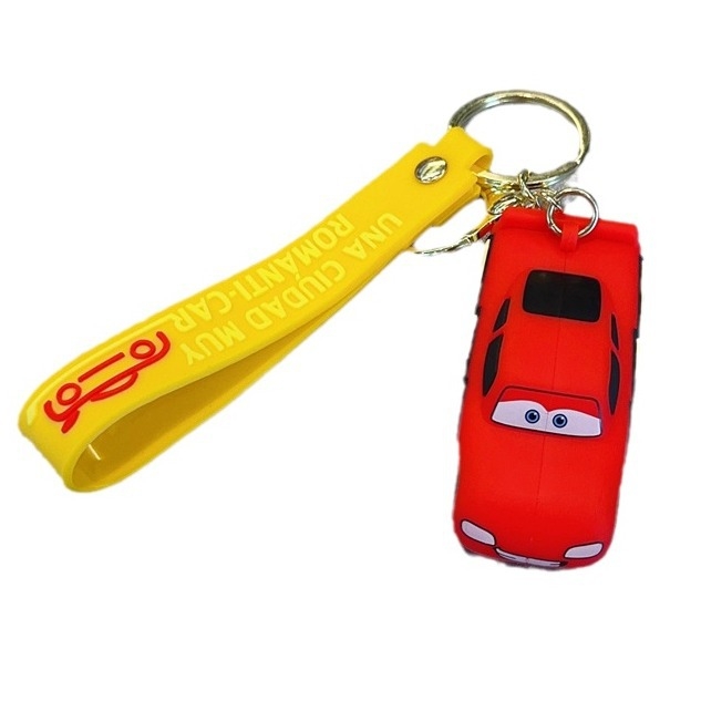 Poveste de curse breloc creativ de desene animate pentru copii jucărie școală ghiozdan pandantiv stand păpușă mașină cadou en-gros
