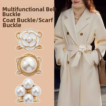 2024 νέα χονδρική αγκράφα μέσης παλτό καρφίτσα κασκόλ αγκράφα αντιανεμικό ζώνη κόμπο αγκράφα κορδέλα σταθερό χονδρικό κασκόλ