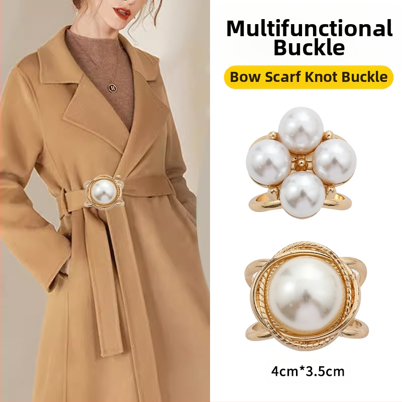 2024 νέα χονδρική αγκράφα μέσης παλτό καρφίτσα κασκόλ αγκράφα αντιανεμικό ζώνη κόμπο αγκράφα κορδέλα σταθερό χονδρικό κασκόλ