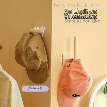 γάντζο για καπέλο χωρίς τρύπημα, κύκλος μαλλιών, αυτοκόλλητο γάντζο για καπέλα, κρεμάστρα για υπνοδωμάτιο, πολυλειτουργική αποθήκευση τοίχου