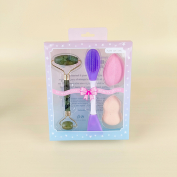 Näopesuhari, vannihari, ilumuna, kvaliteetne karbis kahepoolne näopesuhari, pehmete harjastega silikoonist näopuhastusvahend, ilutööriist