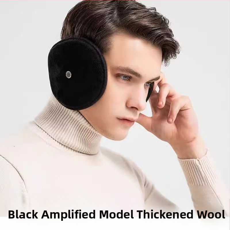Ausinės Ausinės Šiltos grynos vilnos ausinės Vyrams ir moterims Ausų apsauga Neužšąlančios Ausų maišelis Sustorintos Neperšlampamos Vėjo Atsparios Šalčiui Rudeniui ir Žiemai