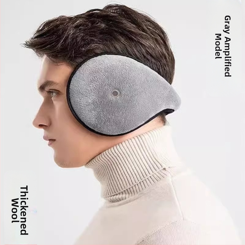 Ausinės Ausinės Šiltos grynos vilnos ausinės Vyrams ir moterims Ausų apsauga Neužšąlančios Ausų maišelis Sustorintos Neperšlampamos Vėjo Atsparios Šalčiui Rudeniui ir Žiemai