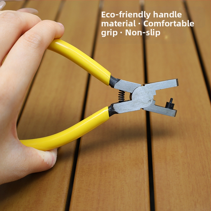 5-инчови мини клещи за пробиване на каишки, скоба за отваряне на каишки за часовници, клещи за пробиване на кожа, инструмент за отваряне на кожа „Направи си сам“.