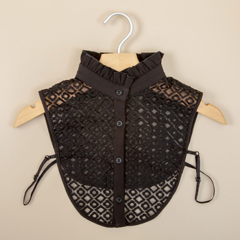 Sieviešu krekla apkakle ar viltus apkakli, interneta slavenību statīvā apkakle, izšūta apkakle, sieviešu noņemama viltus apkakle, vairumtirdzniecība no pārrobežu ražotājiem