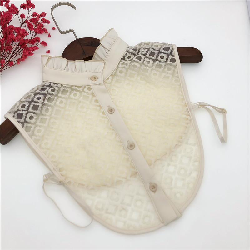 Sieviešu krekla apkakle ar viltus apkakli, interneta slavenību statīvā apkakle, izšūta apkakle, sieviešu noņemama viltus apkakle, vairumtirdzniecība no pārrobežu ražotājiem