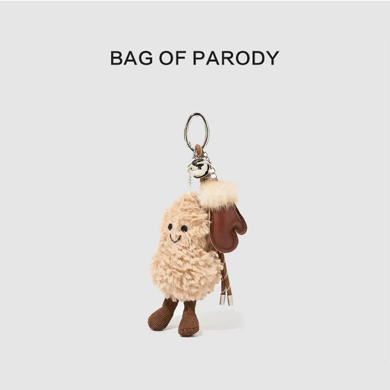 Raktų pakabuko moteriškų krepšių aksesuarai, boulingo širdies pakabukas, nišinio dizaino asmeninis krepšys, šuniuko pakabukas