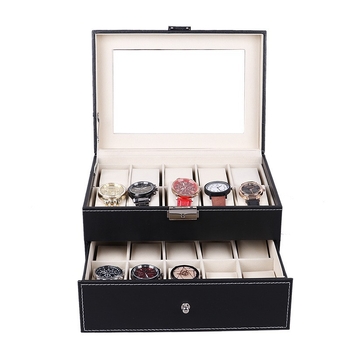 sandėlyje laikrodžių dėžutė vyresnio amžiaus namų papuošalų dėžutė didelės talpos laikymo dėžutė papuošalų demonstravimo dėžutė laikrodžių dėžutė didmeninė prekyba