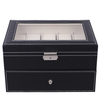 sandėlyje laikrodžių dėžutė vyresnio amžiaus namų papuošalų dėžutė didelės talpos laikymo dėžutė papuošalų demonstravimo dėžutė laikrodžių dėžutė didmeninė prekyba