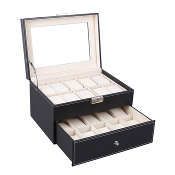 sandėlyje laikrodžių dėžutė vyresnio amžiaus namų papuošalų dėžutė didelės talpos laikymo dėžutė papuošalų demonstravimo dėžutė laikrodžių dėžutė didmeninė prekyba