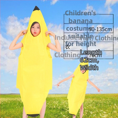 Bērnu dienas augļu kostīms Dārzeņu bērnudārza vides modes skate Helovīna ķirbju skatuves kostīms