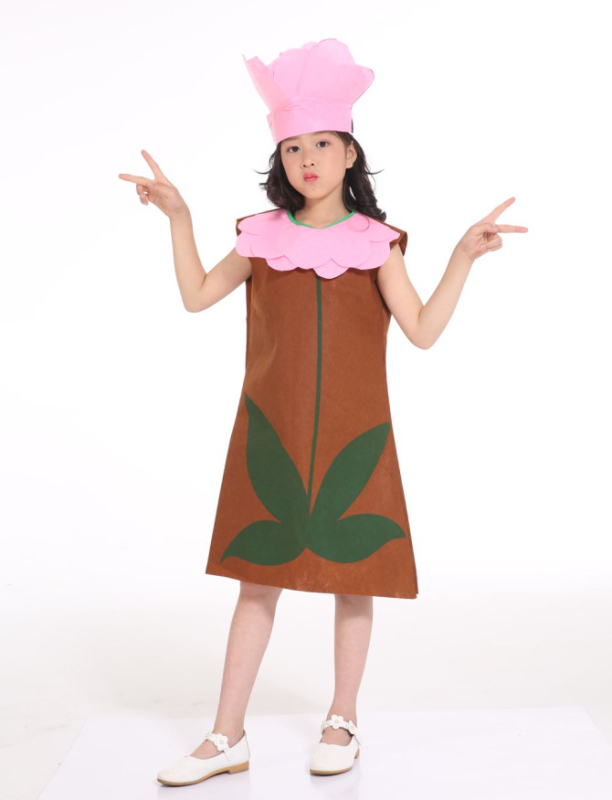 Bērnu dienas augļu kostīms Dārzeņu bērnudārza vides modes skate Helovīna ķirbju skatuves kostīms