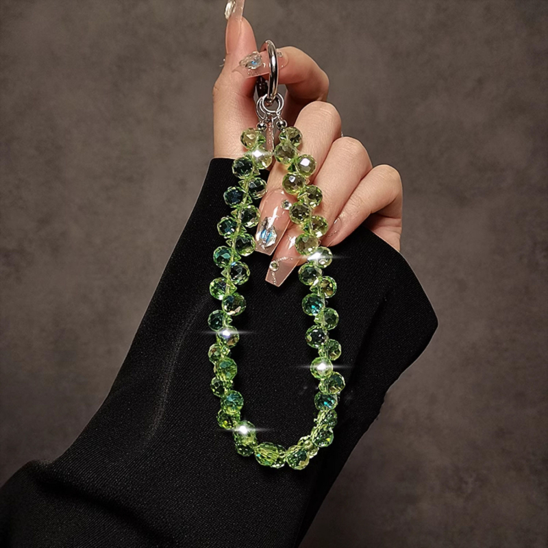 Preț 10 USD 3D cristal telefon mobil curea încheietura mâinii lanț lumina lux toate potrivirea lucrat manual cu mărgele lanț scurt stras bijuterii pandantiv de înaltă calitate sens Preț 10 USD