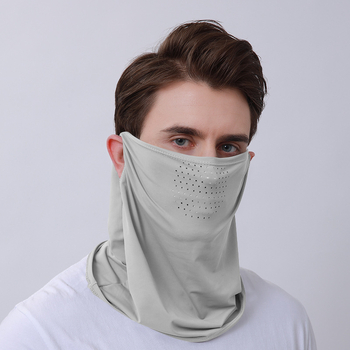 Upf50+ jääsiidist päikesekaitsekreem meestele ja naistele, suvine õues jalgrattasõidumask, päikesekaitse, täismask, loor, hingav