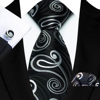 Σετ τριών τεμαχίων από πολυεστέρα, τετράγωνο κασκόλ με γραβάτα και μανσέτα, από εργοστάσιο σε απόθεμα 8cm, σε μοντέρνο στυλ.