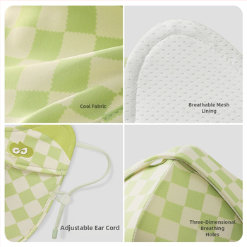 Dopamino kaukė nuo saulės moterims, apsauganti nuo ultravioletinių spindulių, maža, kvėpuojanti, vėsi ledo šilko kaukė, skirta akims, apsauganti nuo saulės.