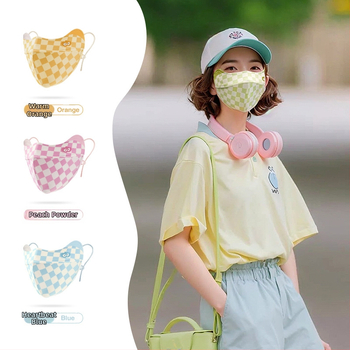 Dopamino kaukė nuo saulės moterims, apsauganti nuo ultravioletinių spindulių, maža, kvėpuojanti, vėsi ledo šilko kaukė, skirta akims, apsauganti nuo saulės.