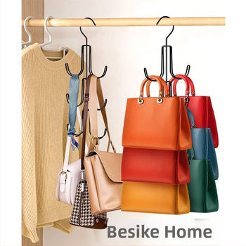 Πολυλειτουργική μεταλλική θήκη με γάντζο, τσάντα, κασκόλ, ζώνη, γραβάτα, αξεσουάρ ρούχων, φινίρισμα, ράφι υλικού