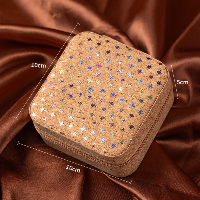 Retro nešiojama papuošalų dėžutė, maži auskarai, žiedai, karoliai, antioksidacinė rankų darbo papuošalų laikymo dėžutė, kelioninė, antikvarinė, išskirtinė