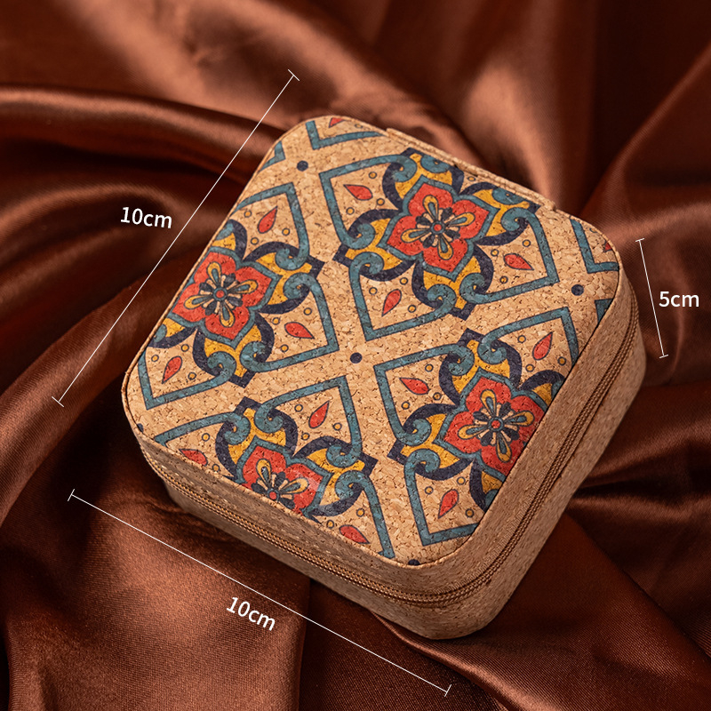 Retro nešiojama papuošalų dėžutė, maži auskarai, žiedai, karoliai, antioksidacinė rankų darbo papuošalų laikymo dėžutė, kelioninė, antikvarinė, išskirtinė