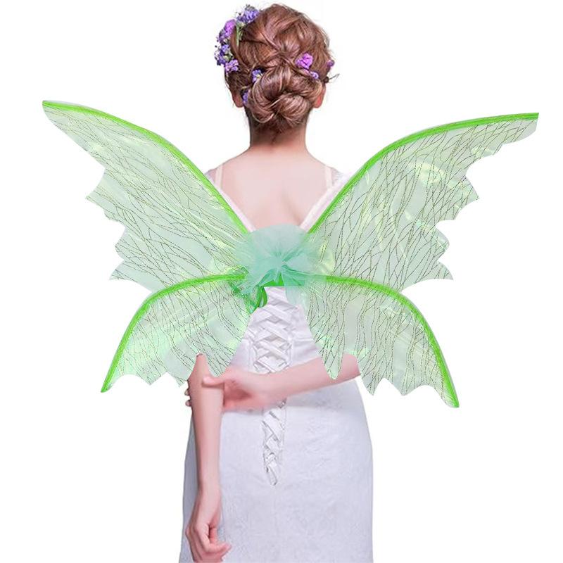2024 m. tarpvalstybiniai nauji šventinio vakarėlio kostiumų rekvizitai COS apranga, miško fėjos drugelio sparnai, elfo nugaros dekoracija