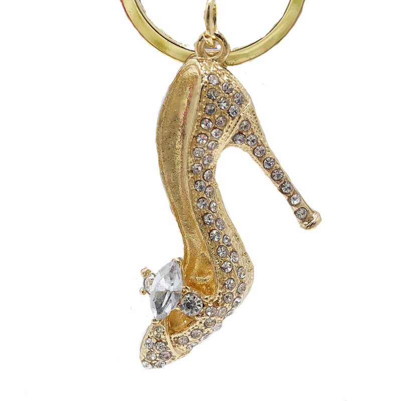 Nauji mados aukštakulniai bateliai, raktų pakabukas su lydiniu, deimantiniai papuošalai, pakabukas, automobilio raktų pakabukas, aksesuarai