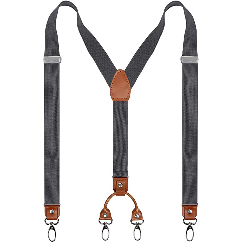 2,5 cm džinsų kabliuko sagtis su Y formos petnešomis, 4 segtukai, suaugusiųjų marškiniai, kostiumas, kombinezonai, aksesuarai, petnešos