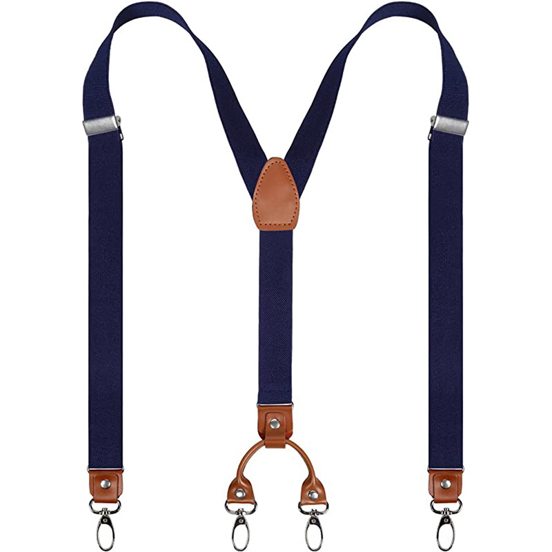 2,5 cm džinsų kabliuko sagtis su Y formos petnešomis, 4 segtukai, suaugusiųjų marškiniai, kostiumas, kombinezonai, aksesuarai, petnešos