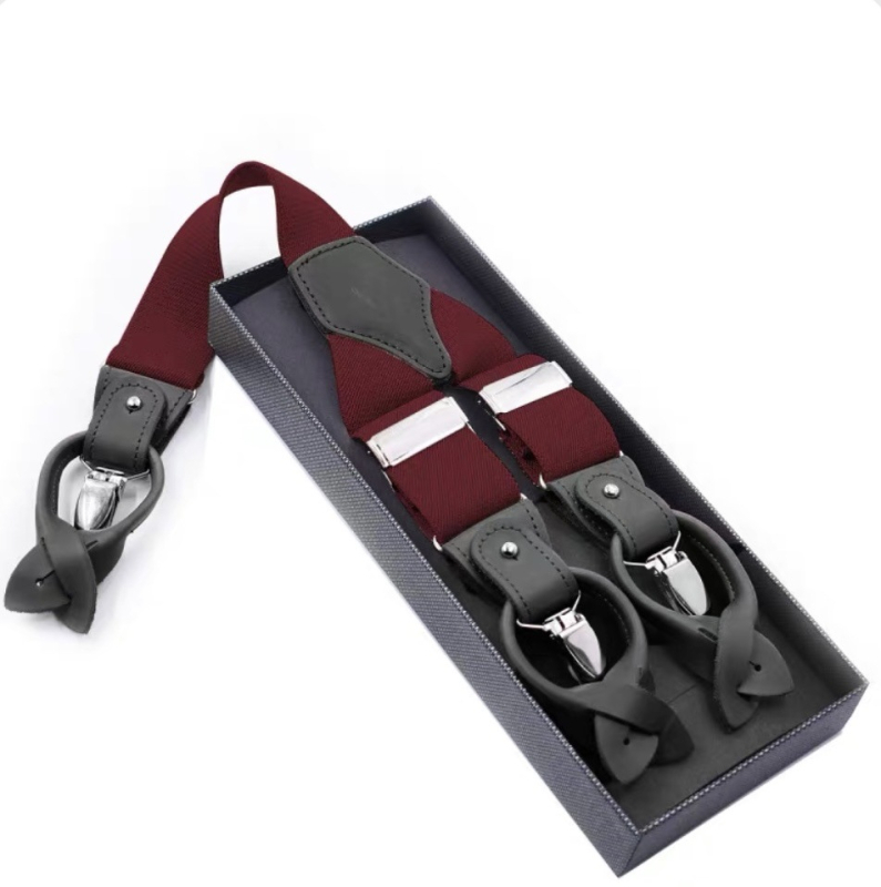 Curea de umăr anti-alunecare pentru bărbați, curea de pantaloni pentru costum, curea de suspendare, în cutie transfrontalieră, pentru adulți, cu dublă utilizare, curea pentru suspendere