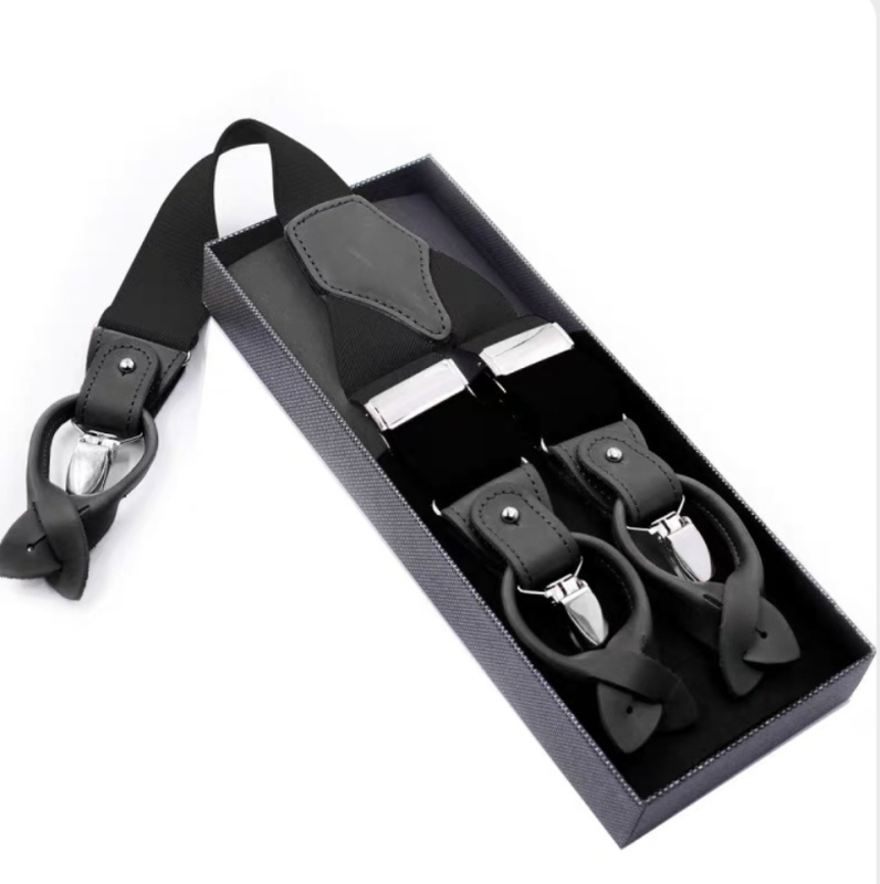 Curea de umăr anti-alunecare pentru bărbați, curea de pantaloni pentru costum, curea de suspendare, în cutie transfrontalieră, pentru adulți, cu dublă utilizare, curea pentru suspendere
