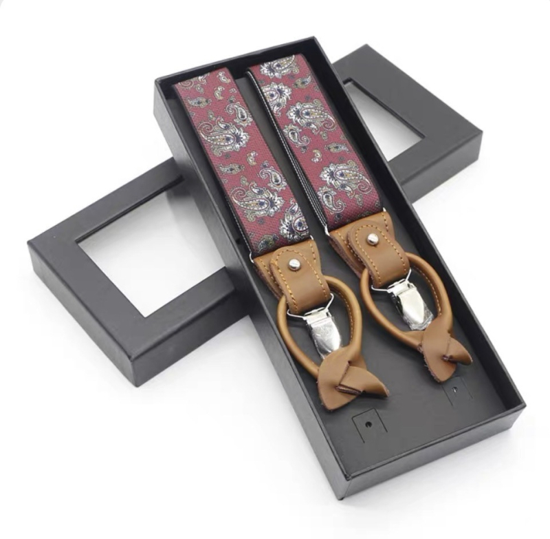 Curea de umăr anti-alunecare pentru bărbați, curea de pantaloni pentru costum, curea de suspendare, în cutie transfrontalieră, pentru adulți, cu dublă utilizare, curea pentru suspendere