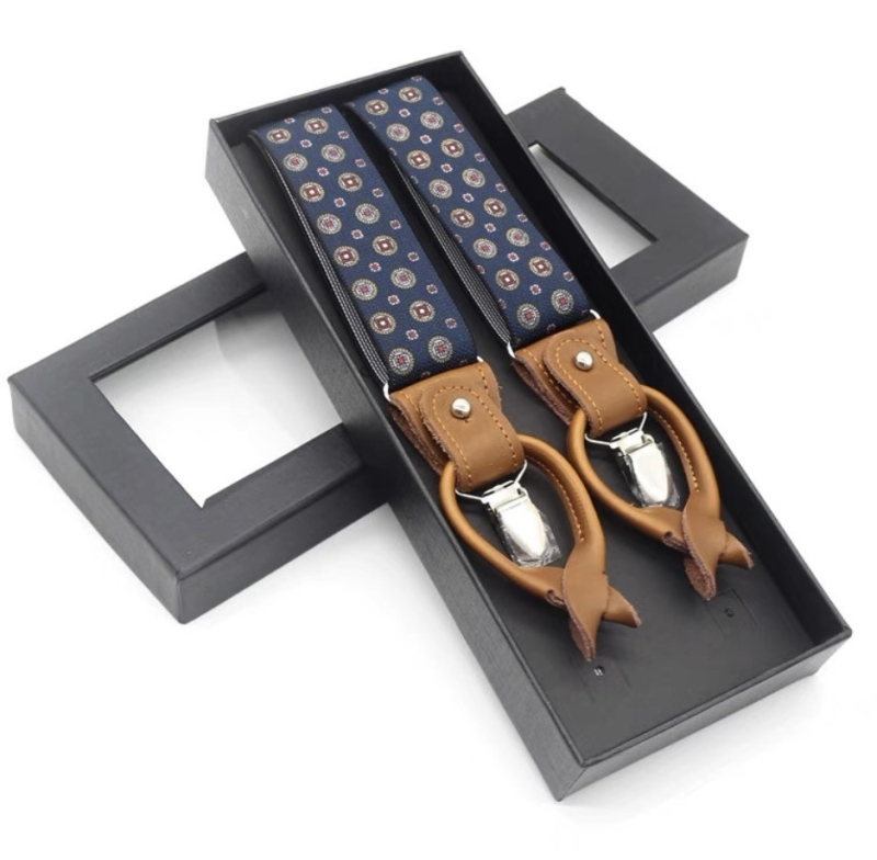 Curea de umăr anti-alunecare pentru bărbați, curea de pantaloni pentru costum, curea de suspendare, în cutie transfrontalieră, pentru adulți, cu dublă utilizare, curea pentru suspendere