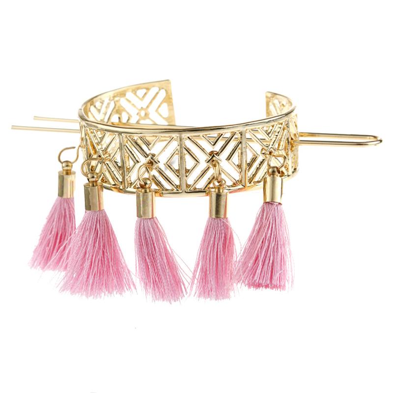 Geometrinis gėlių tuščiaviduris retro kutais papuoštas plaukų segtukas dvigubas rutulinis galvos plaukų segtukas užsienio prekyba „AliExpress Amazon“ plaukų aksesuarai