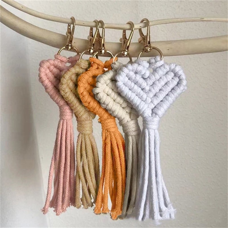 Ръчно тъкани аксесоари за ключове, ключодържател, китайски аксесоари за дрехи, чанта за мобилен телефон, бижута, висулка, креативен малък подарък на едро