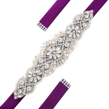 Europski i američki dodaci za vjenčanice Vjenčani pojas Ženski cirkon srebrne naljepnice Europski i američki pečat za struk J104