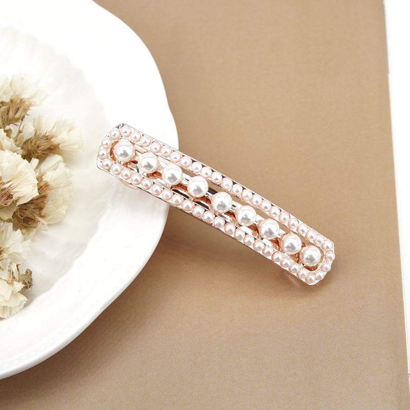 Bijela korejska proljetna kopča za kosu s biserima, ukosnica za kosu s rhinestoneom i šupljom ukosnicom s velikom mašnom, jednostavnim vjenčanim pokrivalom za glavu